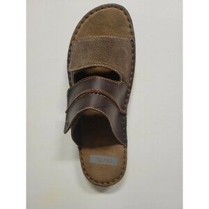 New Ara Men Fabiu Crazy Horse Brown Suede Size 44 EU/ 11US Sandals Slides Casual